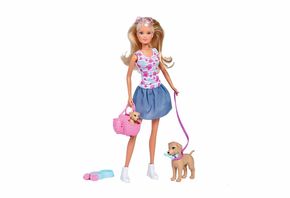 Lutka Steffi šetnja sa psićem
