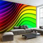 Samoljepljiva foto tapeta - Rainbow Waves 392x280