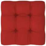 vidaXL Jastuk za sofu od paleta crveni 80 x 80 x 10 cm