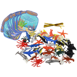 Sea Animals Figurines 32 Pieces Gift Cards Gift