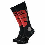Visoke unisex čarape Colmar Teck 5263 3VS Neon Red/Black 113