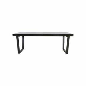 Crni blagovaonski stol 100x220 cm Mayen – Light &amp; Living