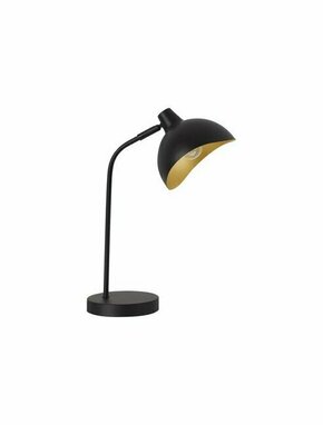 NOVA LUCE 9555808 | Geeti Nova Luce stolna svjetiljka sa prekidačem na kablu elementi koji se mogu okretati 1x E14 crno mat