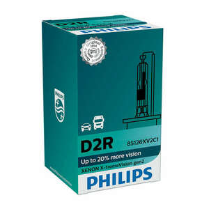 Philips X-treme Vision gen2 xenon žarulje - do 150% više svjetla - do 20% bjelije (4800K)Philips X-treme Vision gen2 xenon bulbs - up to 150% more D2R-XVGEN2-1