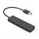 Anker Ultra Slim USB hub, 4 priključka, USB 3.0, crna (A7516016)