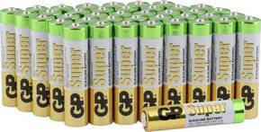 GP Batteries Super micro (AAA) baterija alkalno-manganov 1.5 V 40 St.