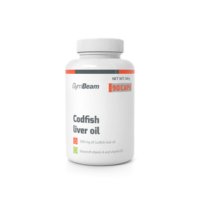 GymBeam Codfish liver oil 90 kaps.90 kaps.