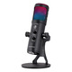 DELTACO GAMING Mikrofon za streamanje, stolni RGB/CRNI