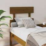 vidaXL Uzglavlje za krevet boja meda 78,5 x 3 x 81 cm masivna borovina