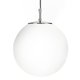 SEARCHLIGHT 6066 | AtomS Searchlight visilice svjetiljka 1x E27 saten srebro, bijelo, opal