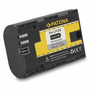 Patona LP-E6 1300mAh 7.2V 9.4Wh baterija za Canon EOS 6D