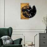 Ukrasni drveni zidni sat, Wooden Clock 19