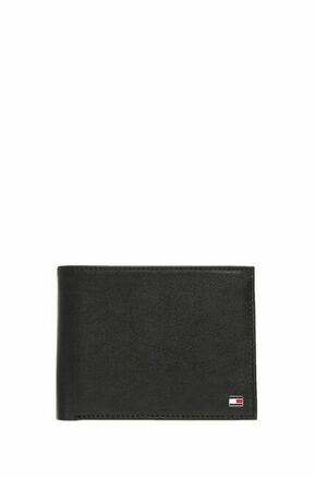 Tommy Hilfiger - Novčanik - crna. Srednje veličine novčanik iz kolekcije Tommy Hilfiger. Model izrađen od prirodne kože.