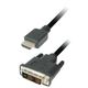 Transmedia Monitor Cable DVI / HDMI 1m TRN-C197-1L