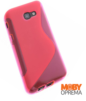 Samsung Galaxy A5 2017 roza silikonska maska