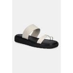 Calvin Klein Jeans Kožne natikače Calvin Klein Jeans ROPE SANDAL SOFT LTH MG bež YW0YW01864