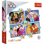 Sretne Disneyjeve obitelji 4u1 puzzle - Trefl