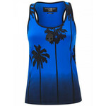 Ženska majica bez rukava Hydrogen Palm Tank Top Woman - bluette