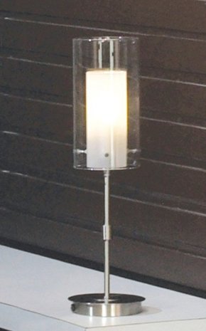 ITALUX MT0118B-1 | Terni Italux stolna svjetiljka 36cm sa prekidačem na kablu 1x E14 bijelo