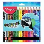 Bojice drvene Maped Color'Peps Animals trokutaste 24/1 MAP832224