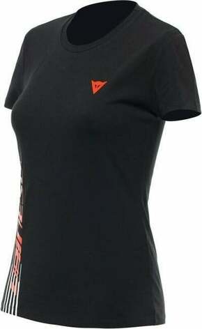 Dainese T-Shirt Logo Lady Black/Fluo Red S Majica
