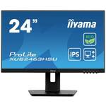 Iiyama ProLite XUB2463HSU-B1 monitor, IPS, 24", 16:9, 1920x1080, 100Hz, HDMI, Display port, USB