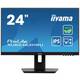 Iiyama ProLite XUB2463HSU-B1 monitor, IPS, 24", 16:10/16:9, 1920x1080, HDMI, Display port, USB