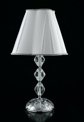 FANEUROPE I-RIFLESSO/LG1 | Riflesso-FE Faneurope stolna svjetiljka Luce Ambiente Design 65cm s prekidačem 1x E27 srebrno
