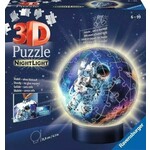 Puzzles 3D Astronaut Glowing Ball