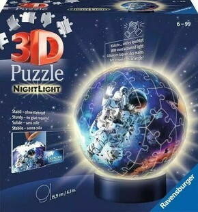 Puzzles 3D Astronaut Glowing Ball