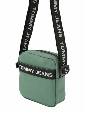 Tommy Jeans Torba preko ramena zelena / crna / bijela