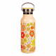Narančasta dječja bočica od nehrđajućeg čelika 500 ml 70s Floral - Sass &amp; Belle