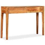Konzolni stol od masivnog drva 118 x 30 x 80 cm