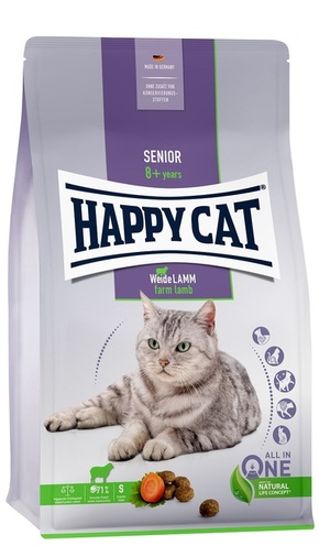 Happy Cat Senior Weide Lamm - Janjetina 4 kg