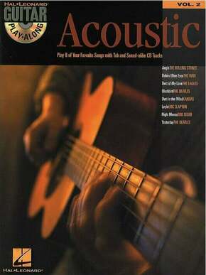 Hal Leonard Guitar Play-Along Volume 2: Acoustic Nota