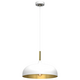 LINCOLN WHITE/GOLD viseća lampa 1xE27 35cm