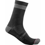 Castelli Alpha 18 Black/Dark Gray L/XL Biciklistički čarape