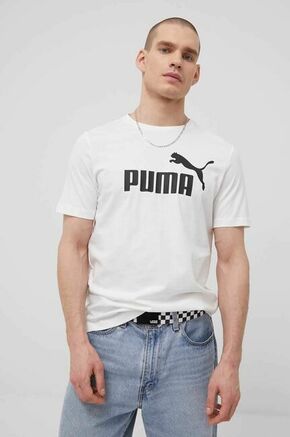 Puma Majica kratkih rukava - bijela. Majica kratkih rukava iz kolekcije Puma. Model izrađen od pletenine s tiskom.