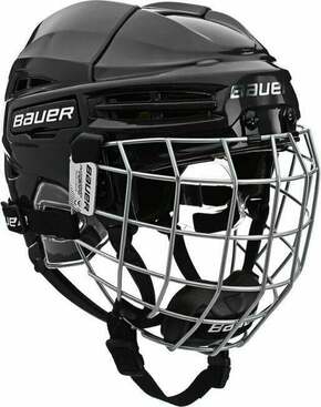 Bauer RE-AKT 100 Helmet Combo YTH Crna YTH Hokejska kaciga