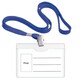 Identifikacijska kartica s trakom 90 x 54 mm, 1/1 , Plava