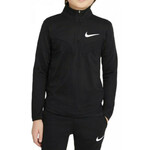 Majica za dječake Nike Dri-Fit Sport Poly 1/4 Zip Top B - black/black/white