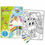 Crayola: Mini Kids maxi set boja i flomastera - Sa životinjama