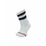 Visoke unisex čarape Tommy Hilfiger 701225510 White/Navy 001