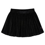 vidaXL Dječja plisirana suknja s lurexom crna 128