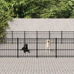 Vanjski kavez za pse čelični 32 93 m²