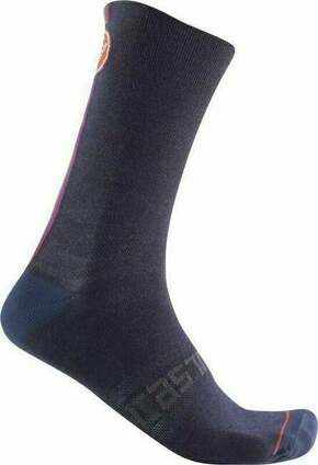 Castelli Racing Stripe 18 Sock Savile Blue 2XL Biciklistički čarape