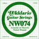 D'Addario NW 074 Pojedinačna žica za gitaru