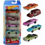 Hot Wheels: Plameni set od 5 malih automobila - Mattel