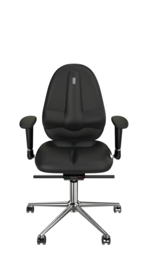 Ergonomska stolica CLASSIC eko-koža crna