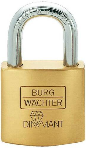 Burg Wächter 17601 lokot 40.00 mm različito zatvaranje mjedena zaključavanje s ključem